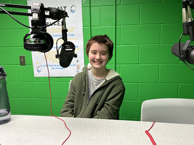 image of student for podcast interview