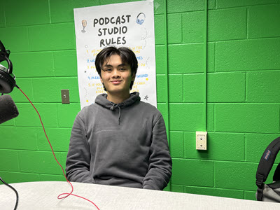 stephen student interviewed for podcast